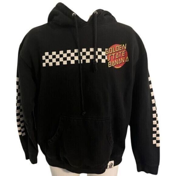 Golden State Banana Black Hoodie. Size Medium. Y2K - Picture 2 of 8